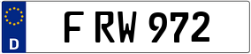 Truck License Plate